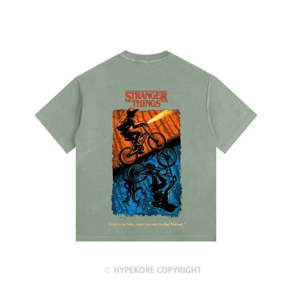 Stranger Things Unisex Fit Washed T-Shirt 