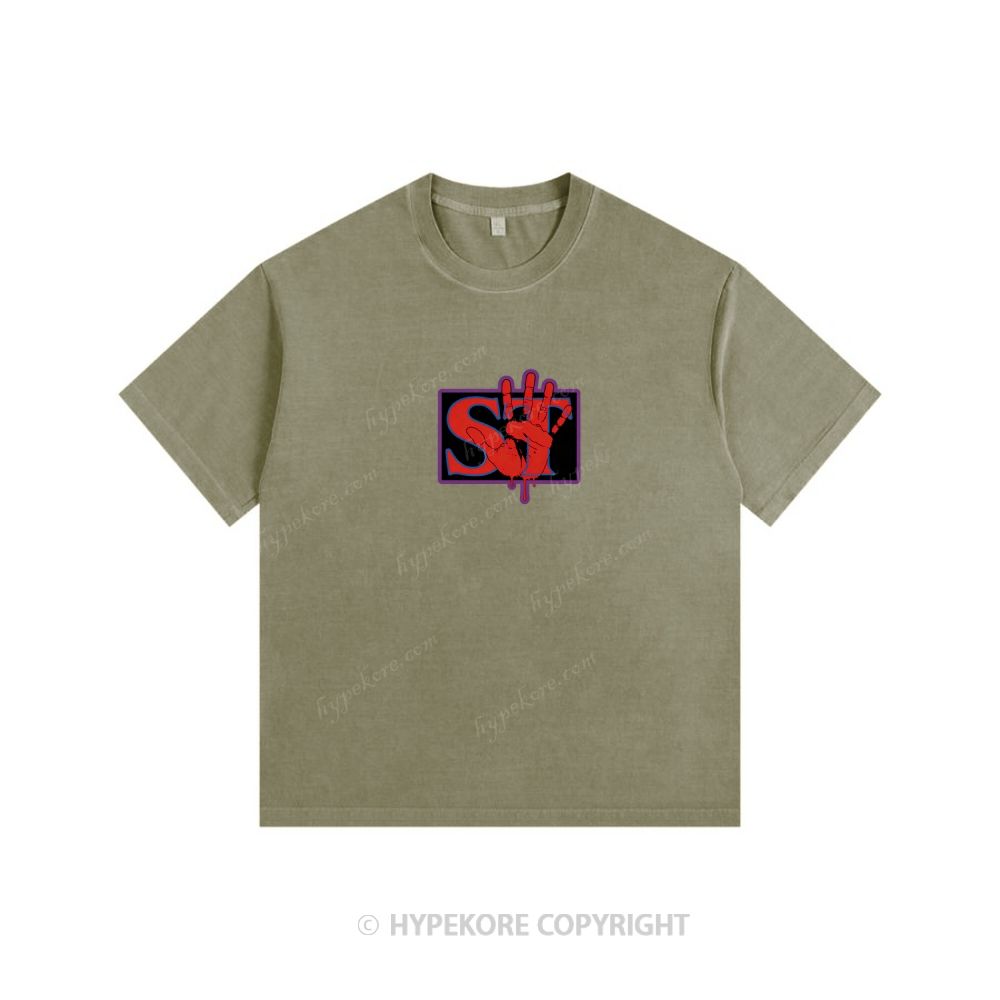 Stranger Things Unisex Fit Washed T-Shirt 