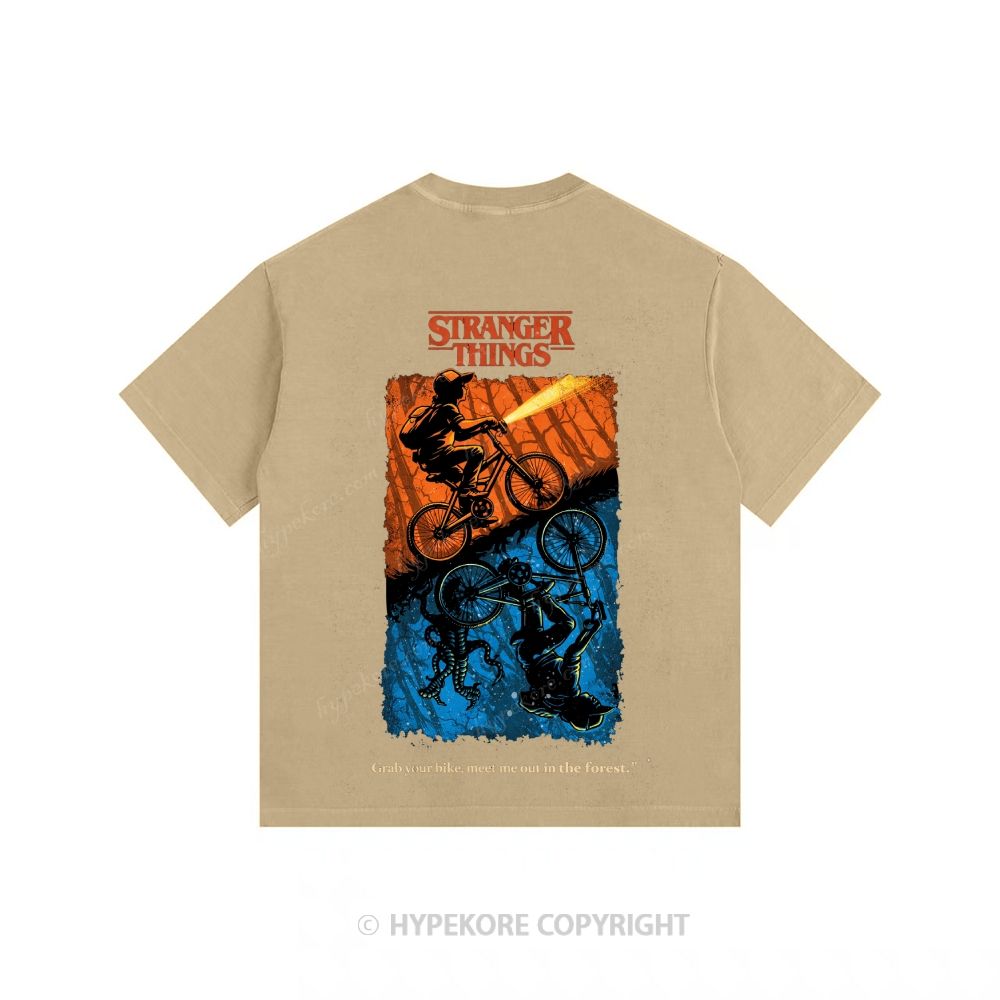 Stranger Things Unisex Fit Washed T-Shirt 