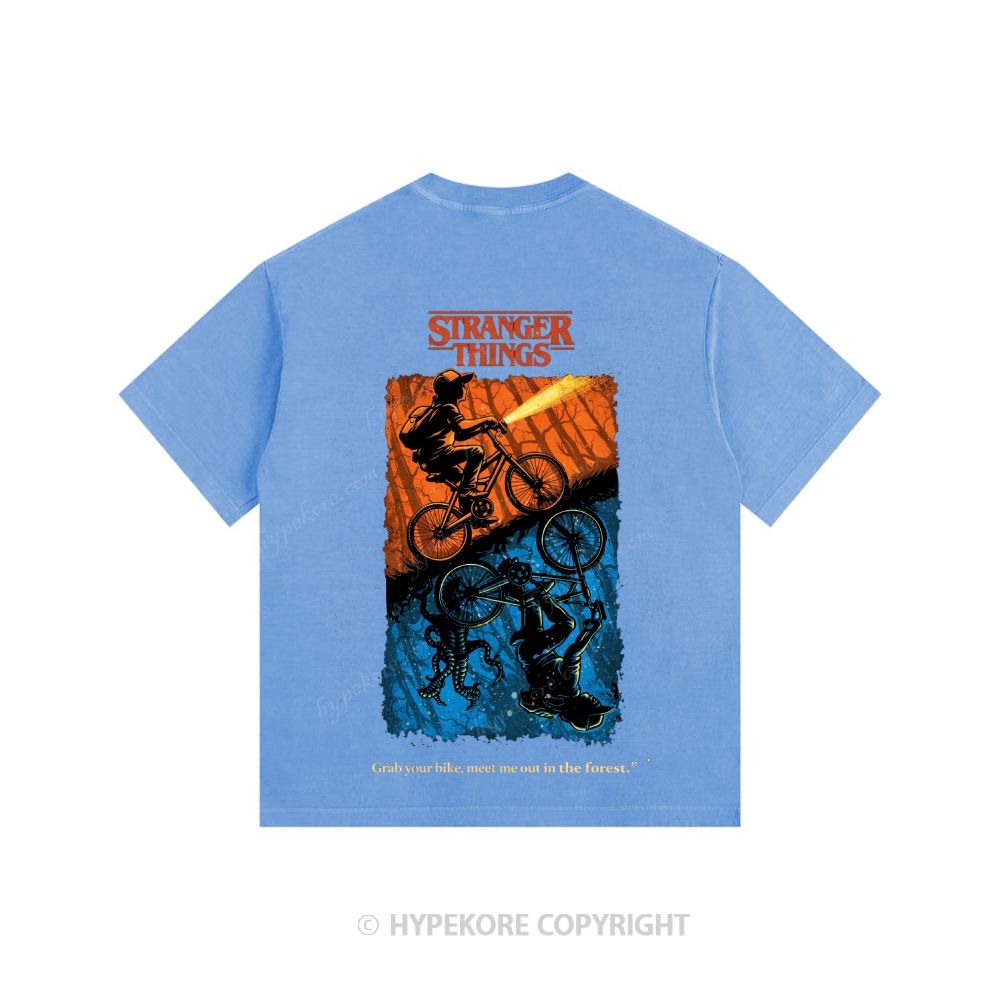 Stranger Things Unisex Fit Washed T-Shirt 