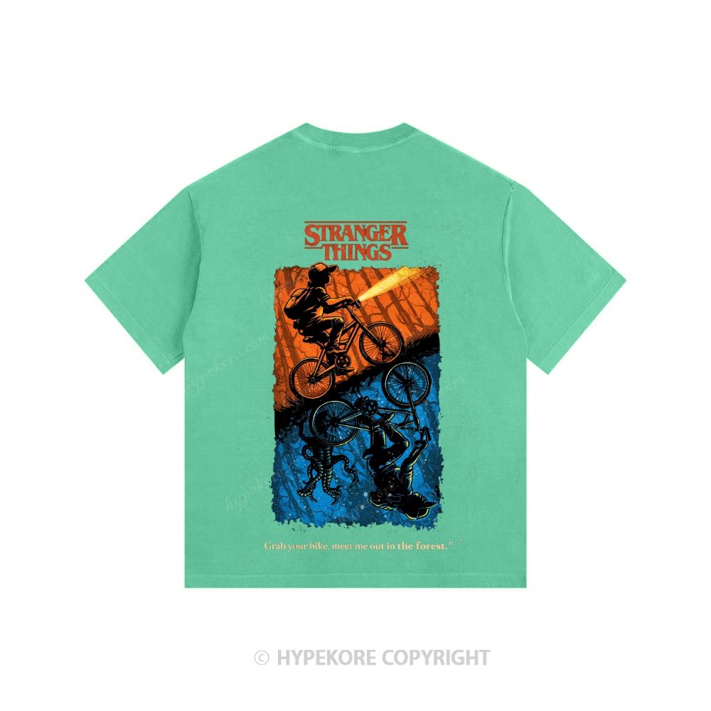 Stranger Things Unisex Fit Washed T-Shirt 