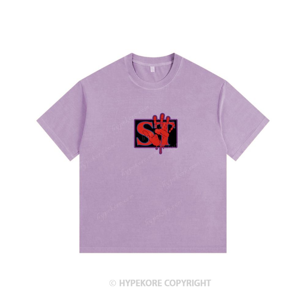 Stranger Things Unisex Fit Washed T-Shirt 