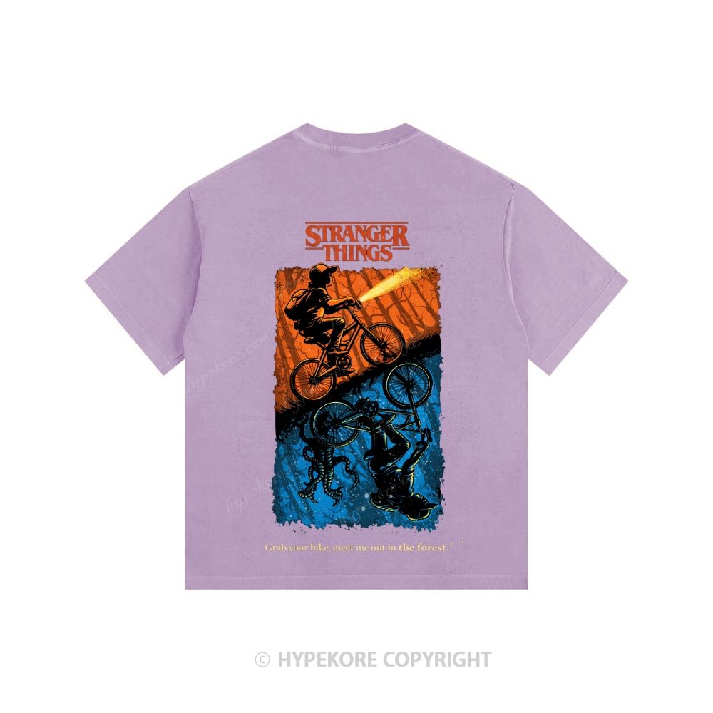 Stranger Things Unisex Fit Washed T-Shirt 