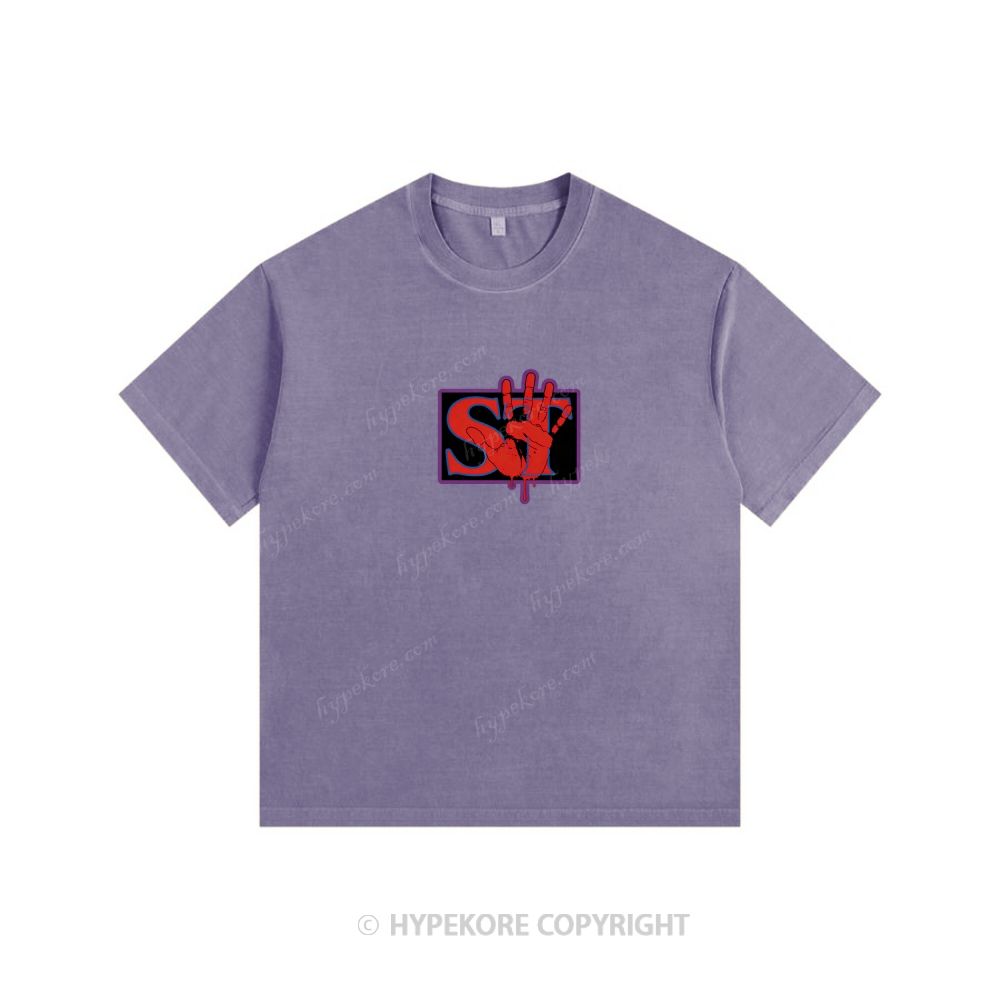 Stranger Things Unisex Fit Washed T-Shirt 