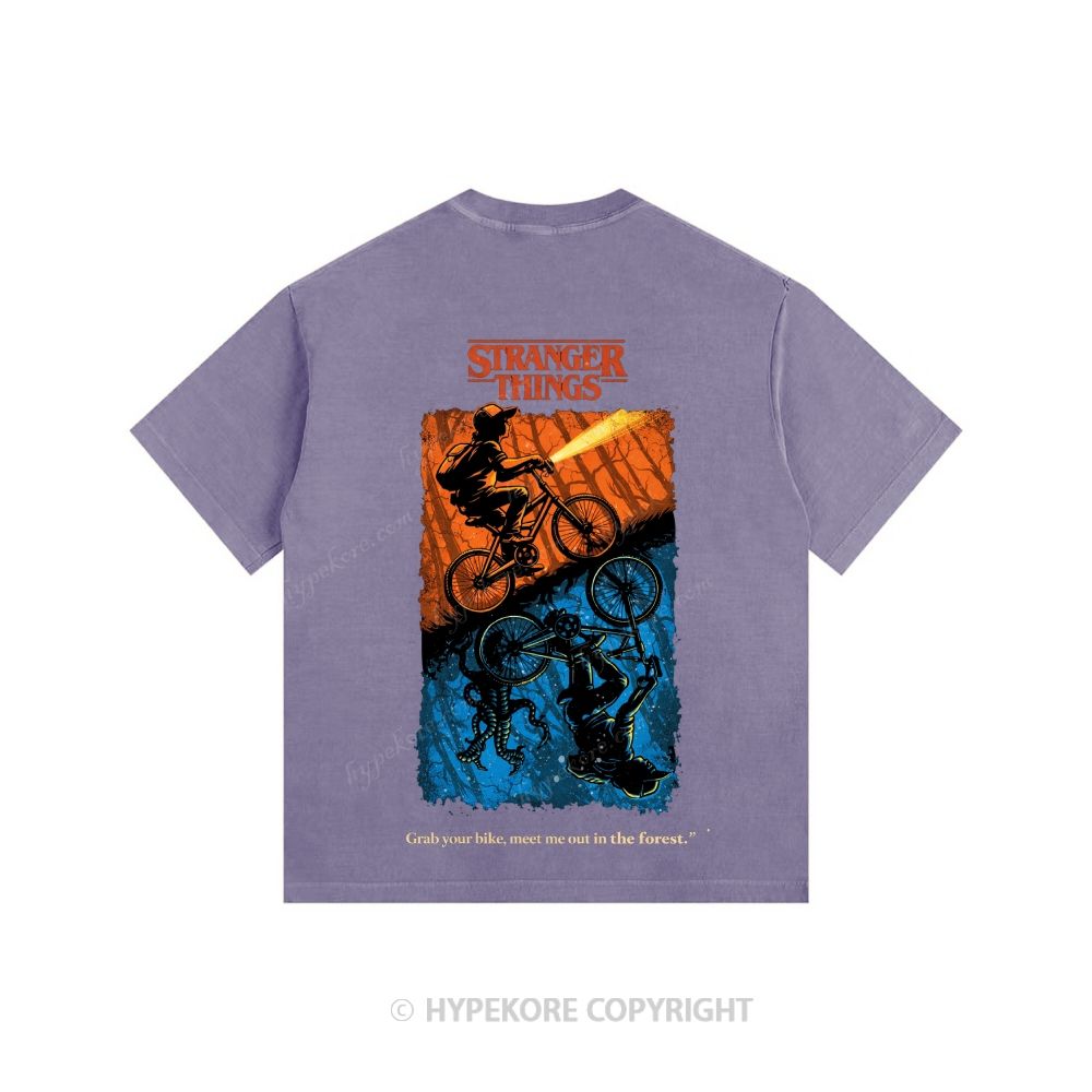 Stranger Things Unisex Fit Washed T-Shirt 