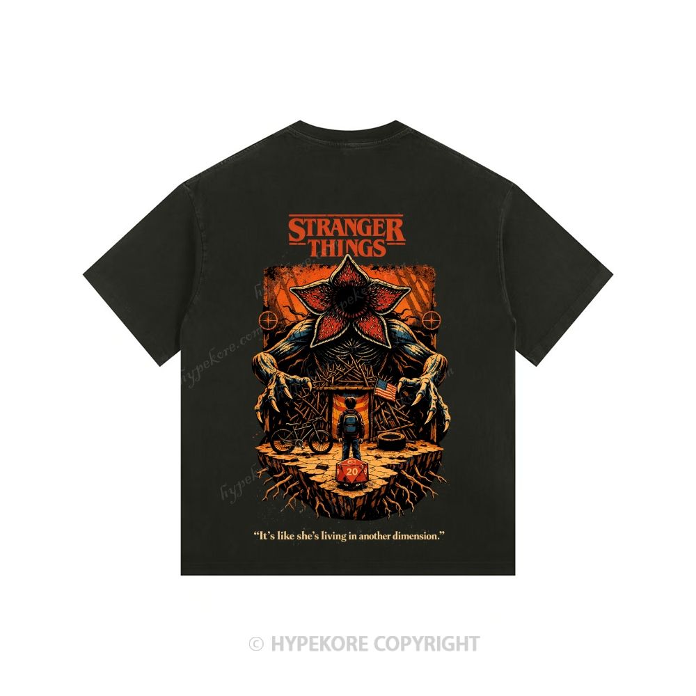 Stranger Things Unisex Fit Washed T-Shirt 