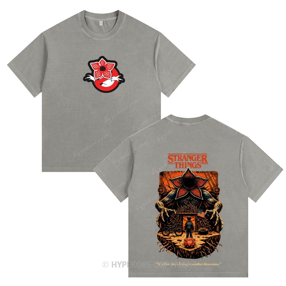 Stranger Things Unisex Fit Washed T-Shirt 