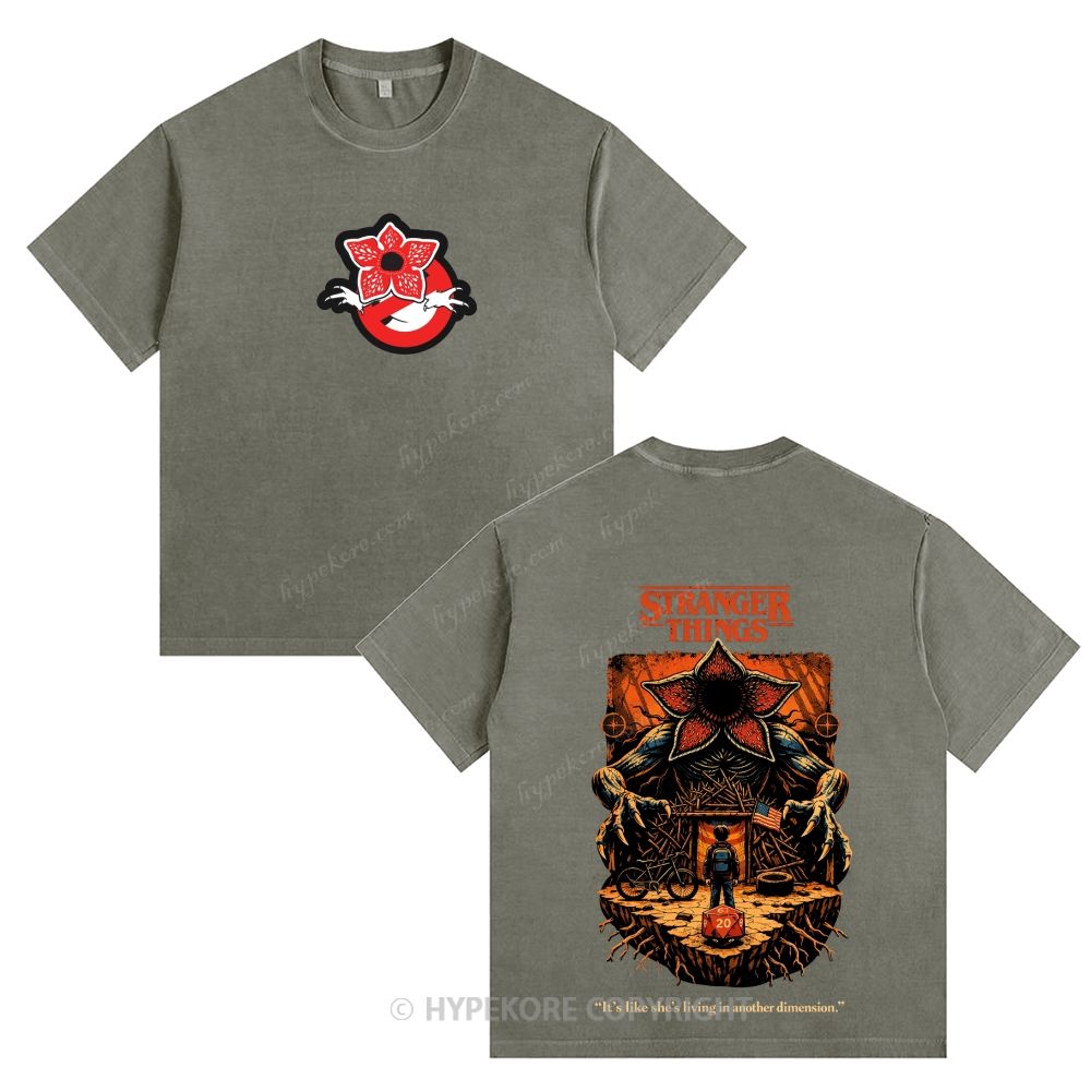 Stranger Things Unisex Fit Washed T-Shirt 