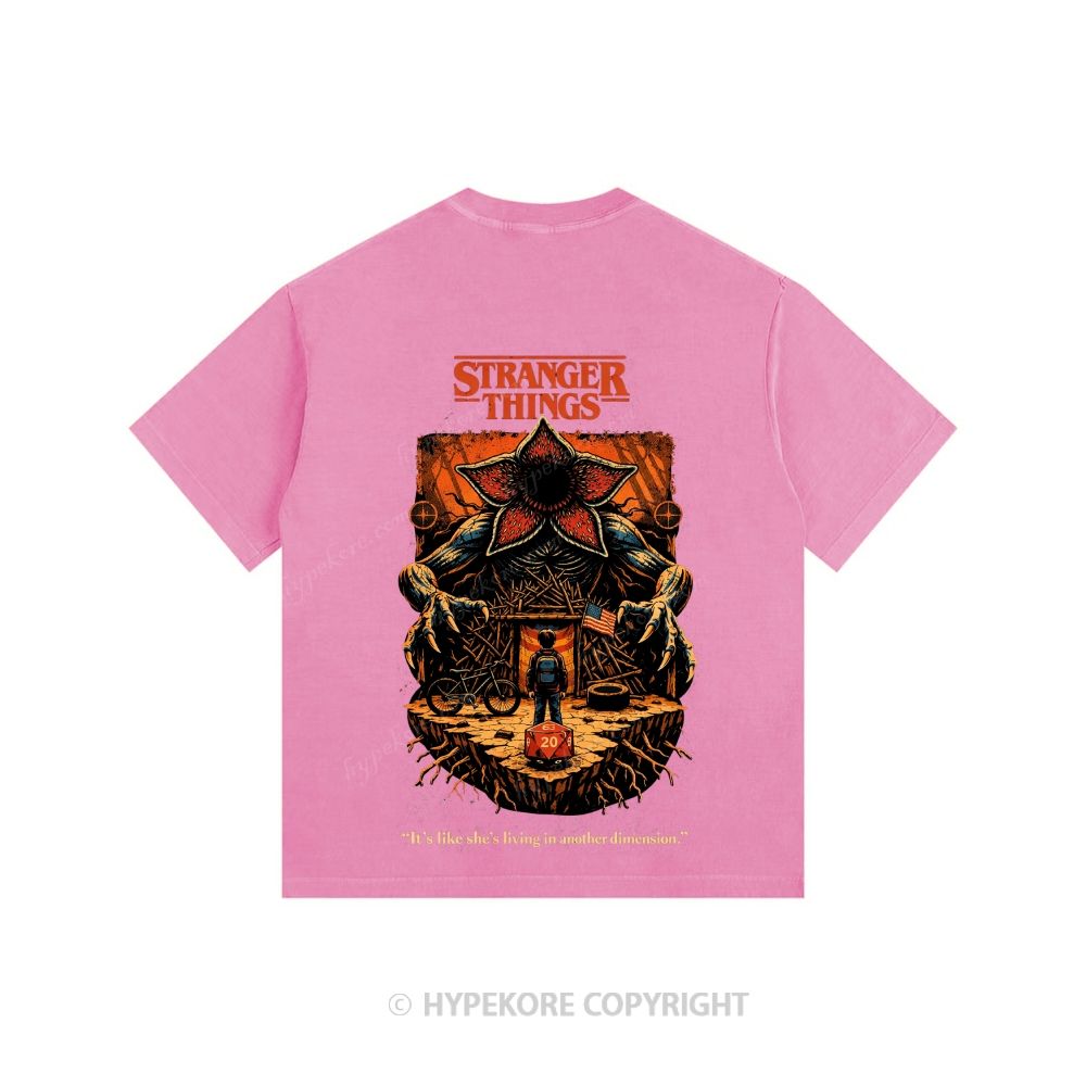 Stranger Things Unisex Fit Washed T-Shirt 