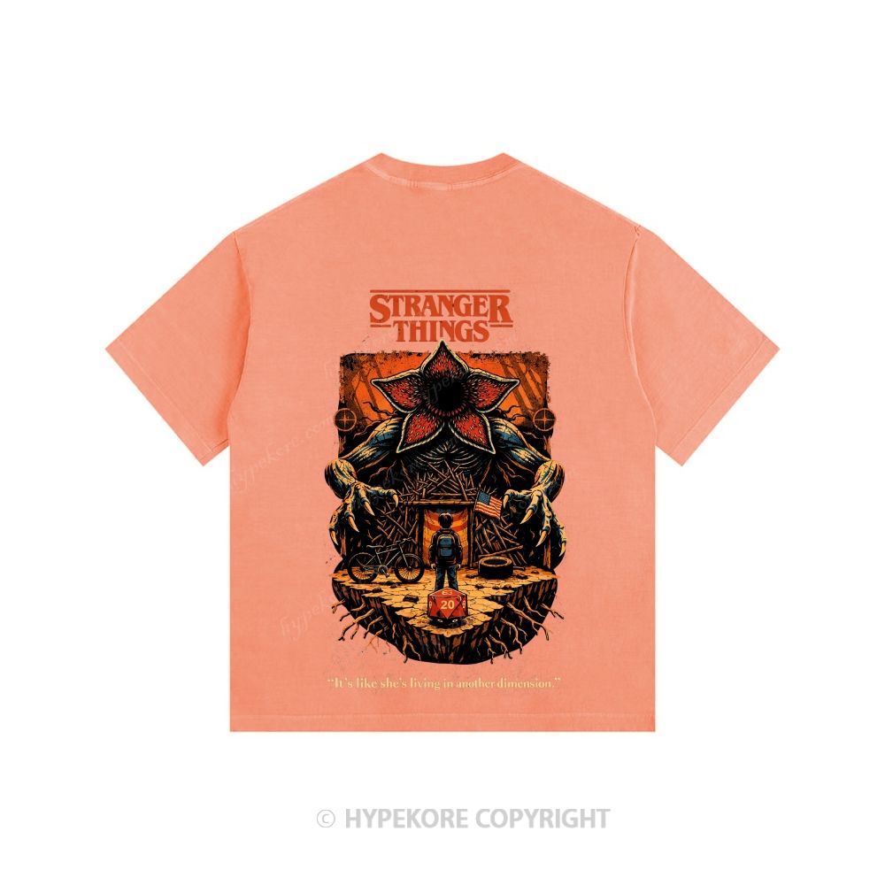 Stranger Things Unisex Fit Washed T-Shirt 