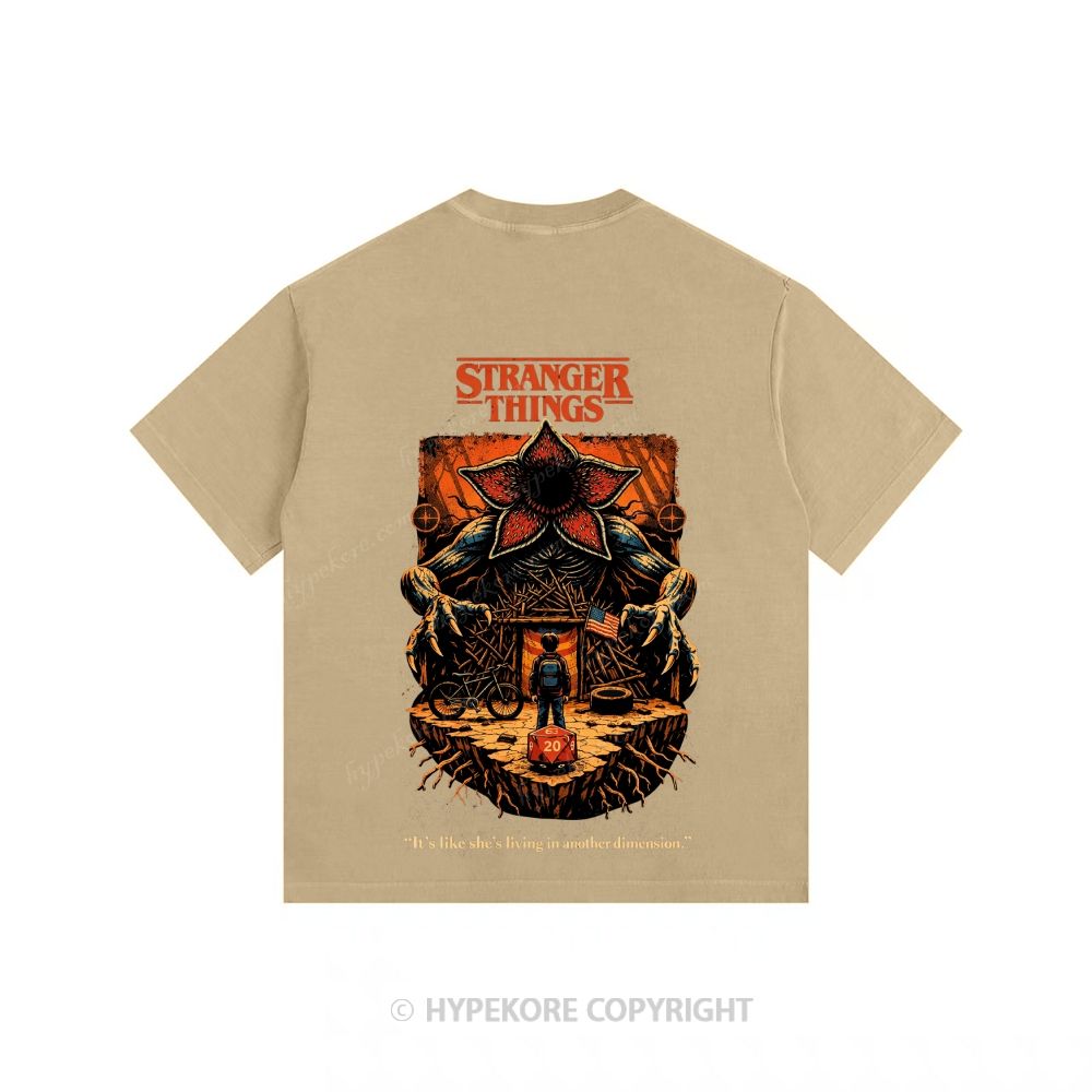 Stranger Things Unisex Fit Washed T-Shirt 