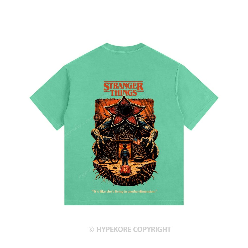 Stranger Things Unisex Fit Washed T-Shirt 