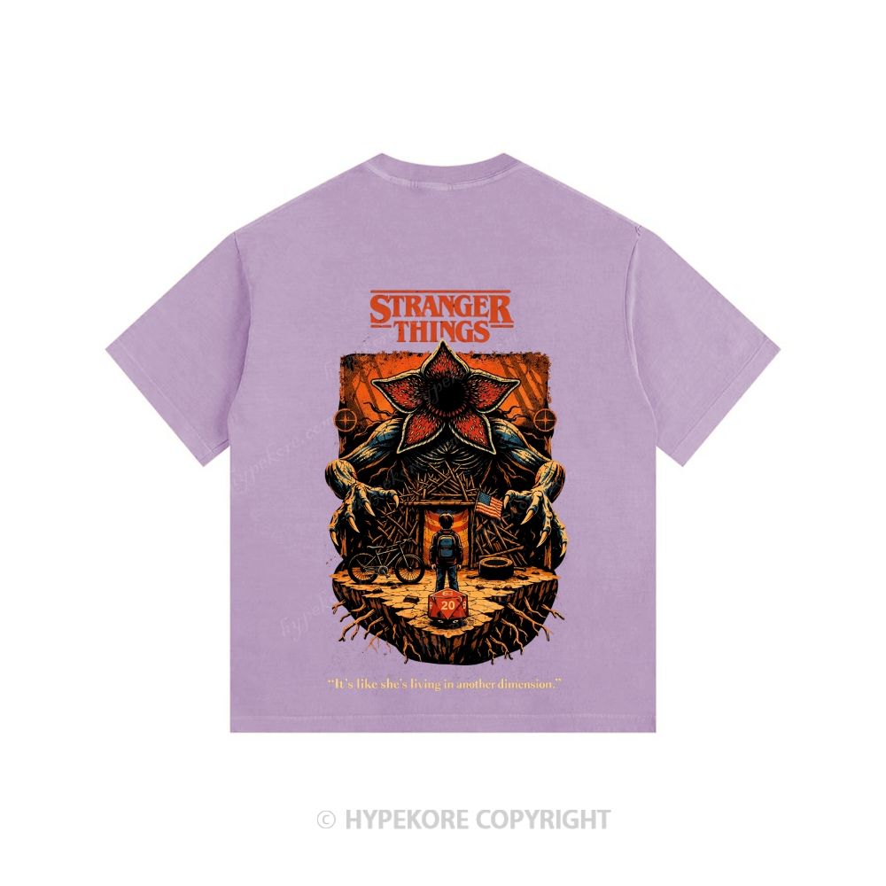 Stranger Things Unisex Fit Washed T-Shirt 