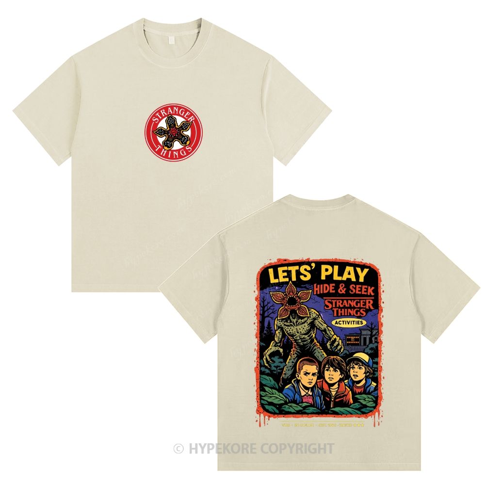 Stranger Things Unisex Fit Washed T-Shirt 