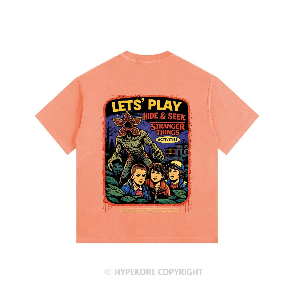 Stranger Things Unisex Fit Washed T-Shirt 