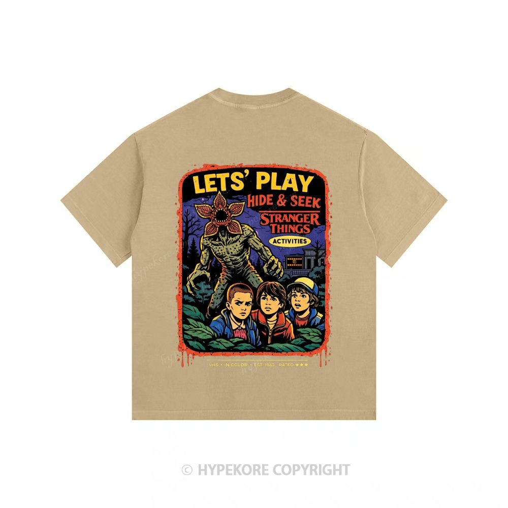 Stranger Things Unisex Fit Washed T-Shirt 