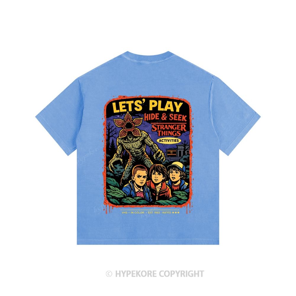 Stranger Things Unisex Fit Washed T-Shirt 