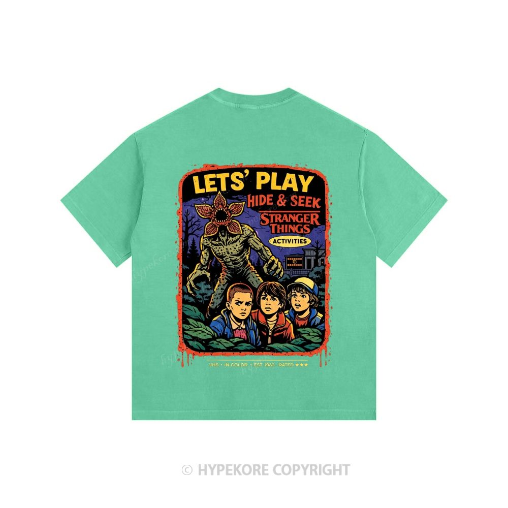 Stranger Things Unisex Fit Washed T-Shirt 