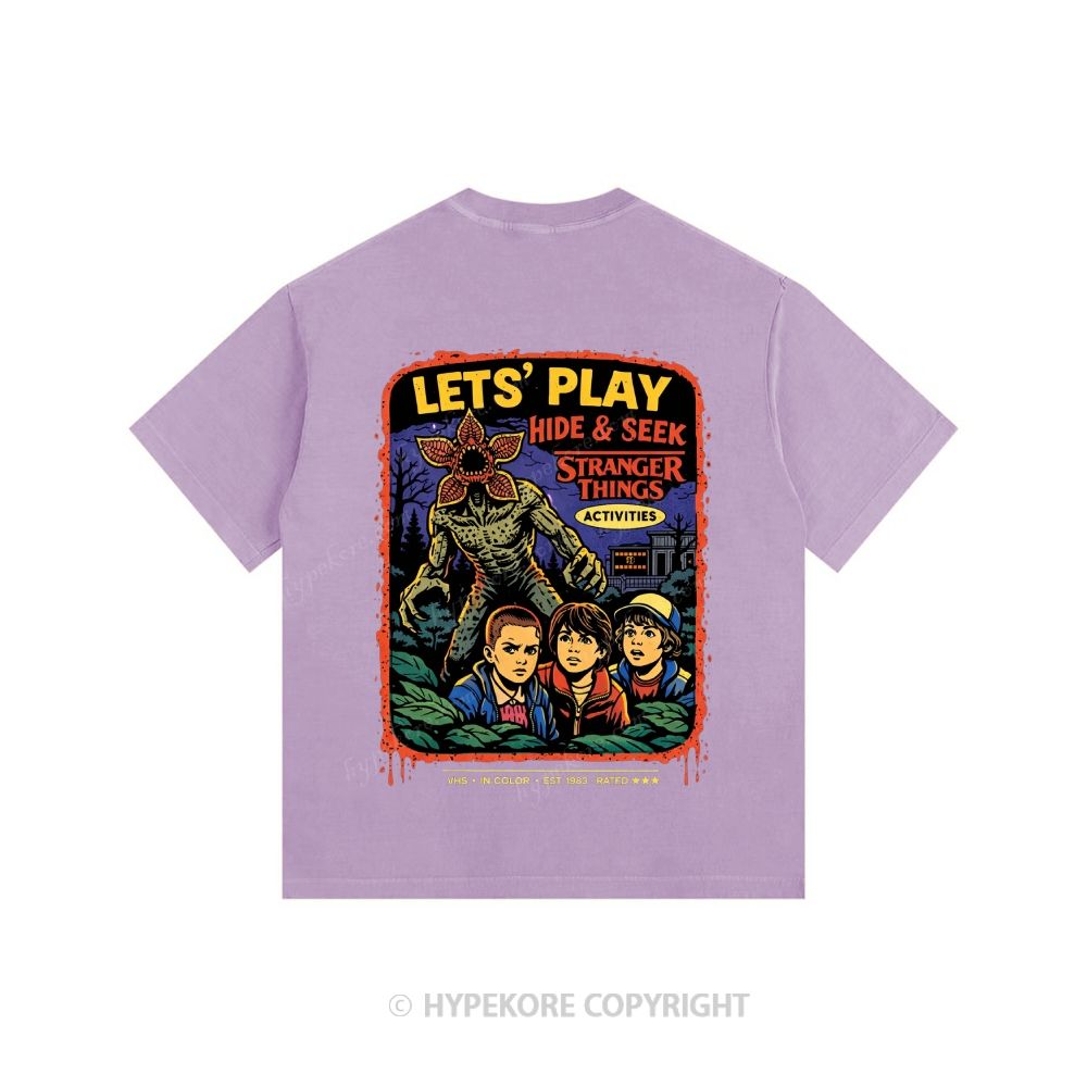 Stranger Things Unisex Fit Washed T-Shirt 