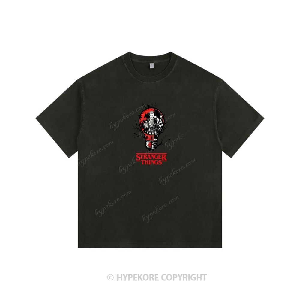 Stranger Things Unisex Fit Washed T-Shirt 