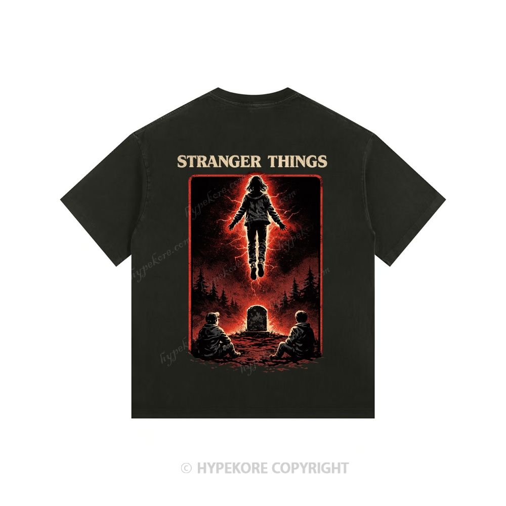 Stranger Things Unisex Fit Washed T-Shirt 