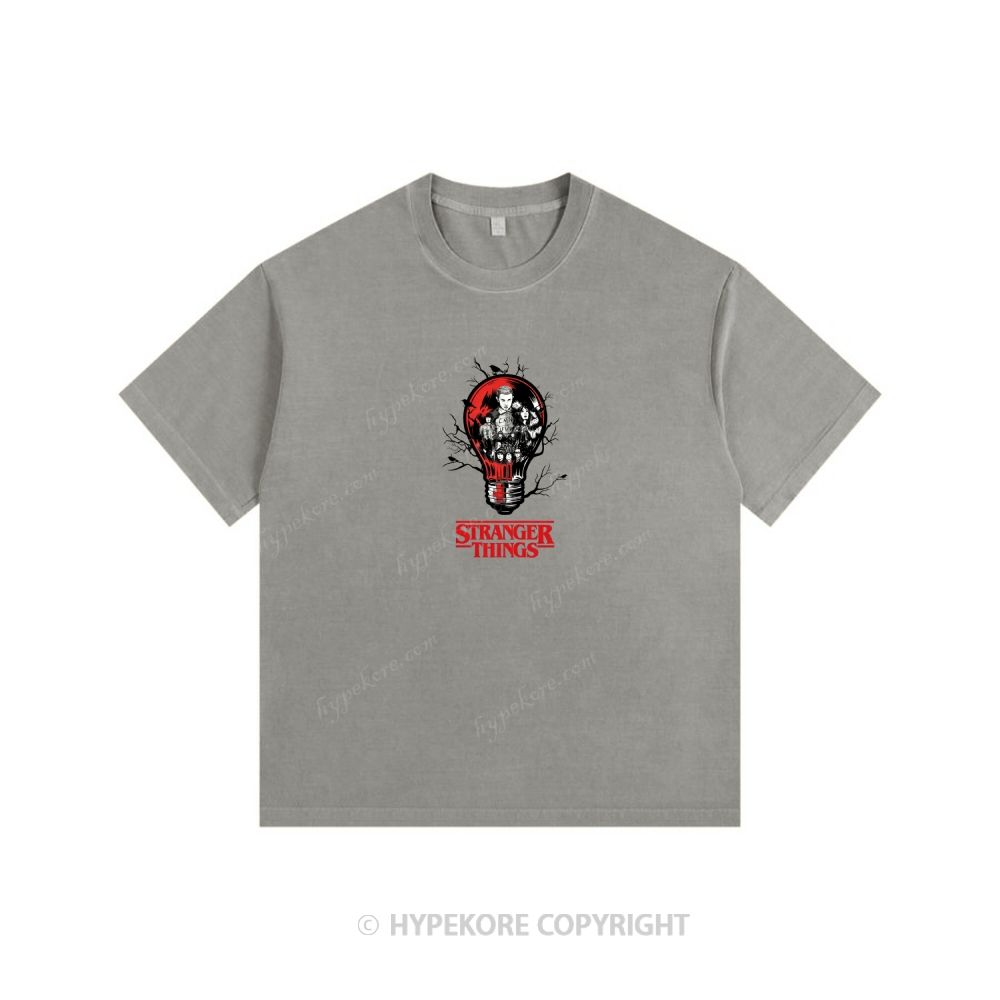 Stranger Things Unisex Fit Washed T-Shirt 