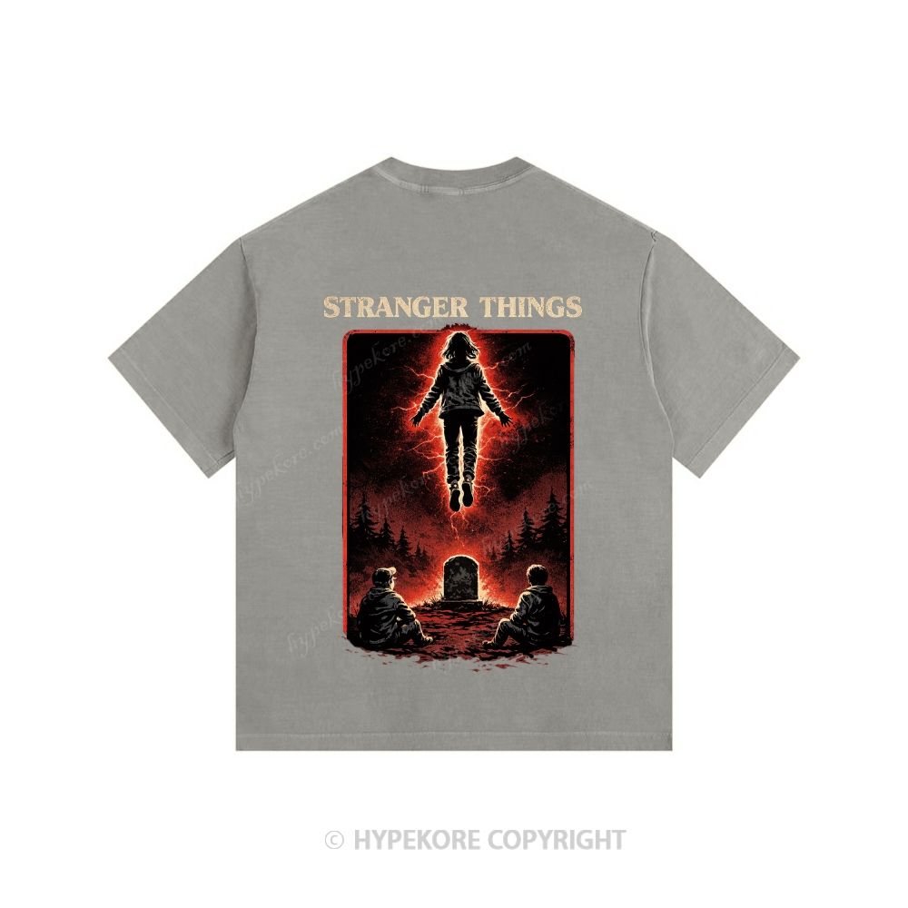 Stranger Things Unisex Fit Washed T-Shirt 