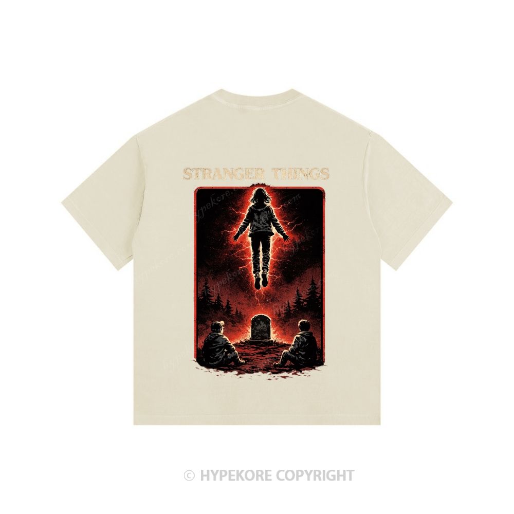 Stranger Things Unisex Fit Washed T-Shirt 