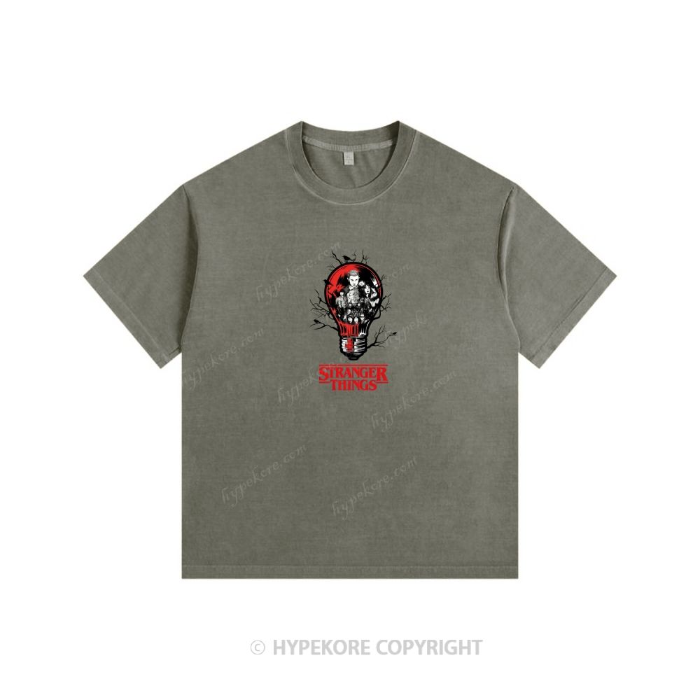 Stranger Things Unisex Fit Washed T-Shirt 