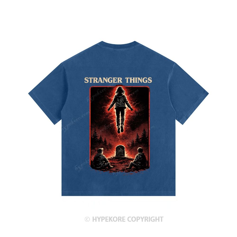 Stranger Things Unisex Fit Washed T-Shirt 