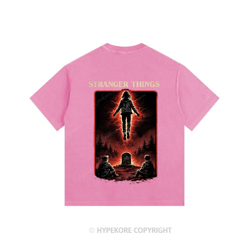 Stranger Things Unisex Fit Washed T-Shirt 