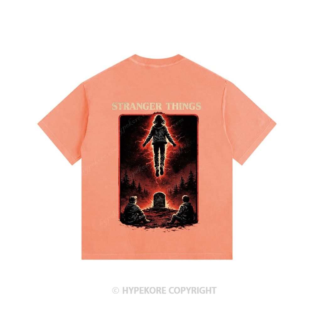 Stranger Things Unisex Fit Washed T-Shirt 
