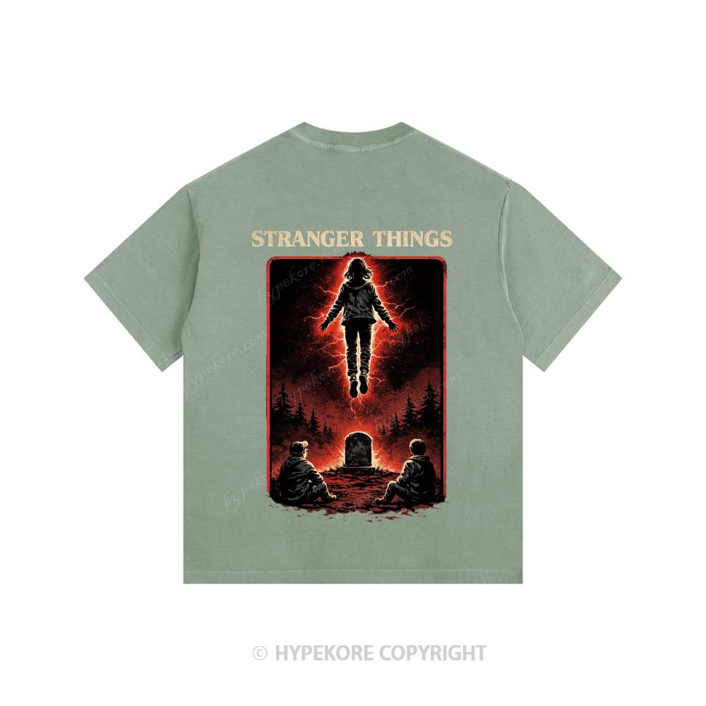 Stranger Things Unisex Fit Washed T-Shirt 
