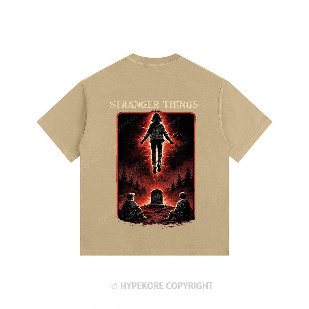 Stranger Things Unisex Fit Washed T-Shirt 