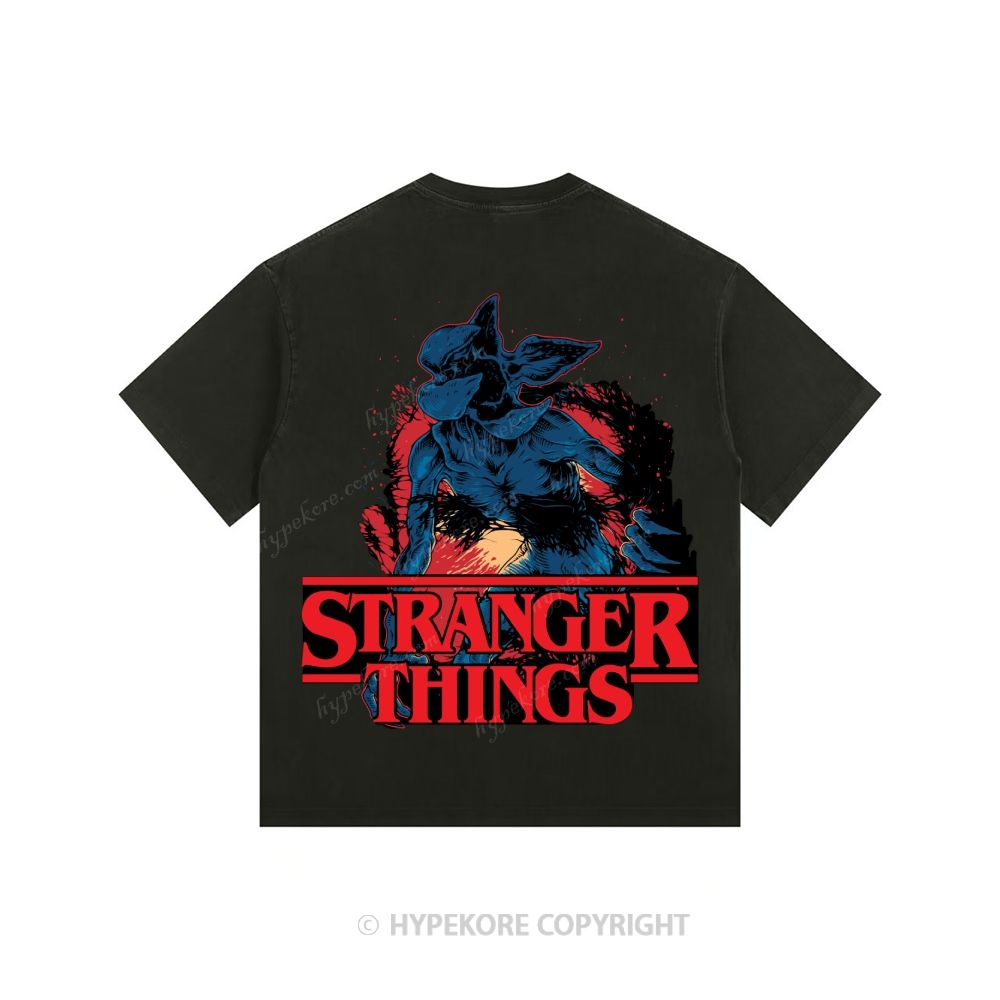 Stranger Things Unisex Fit Washed T-Shirt 