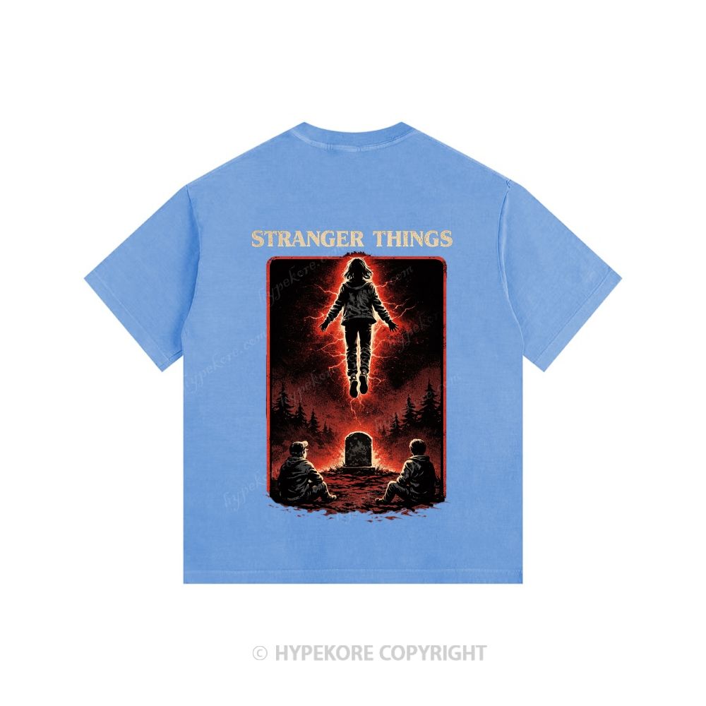 Stranger Things Unisex Fit Washed T-Shirt 