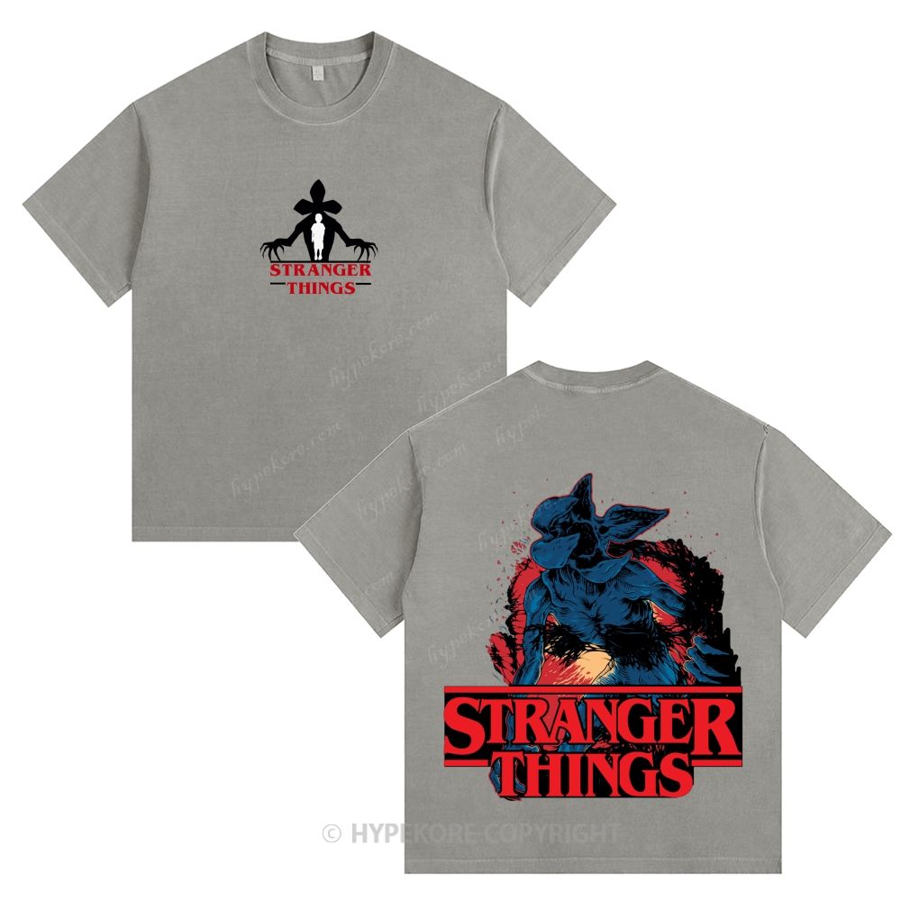 Stranger Things Unisex Fit Washed T-Shirt 