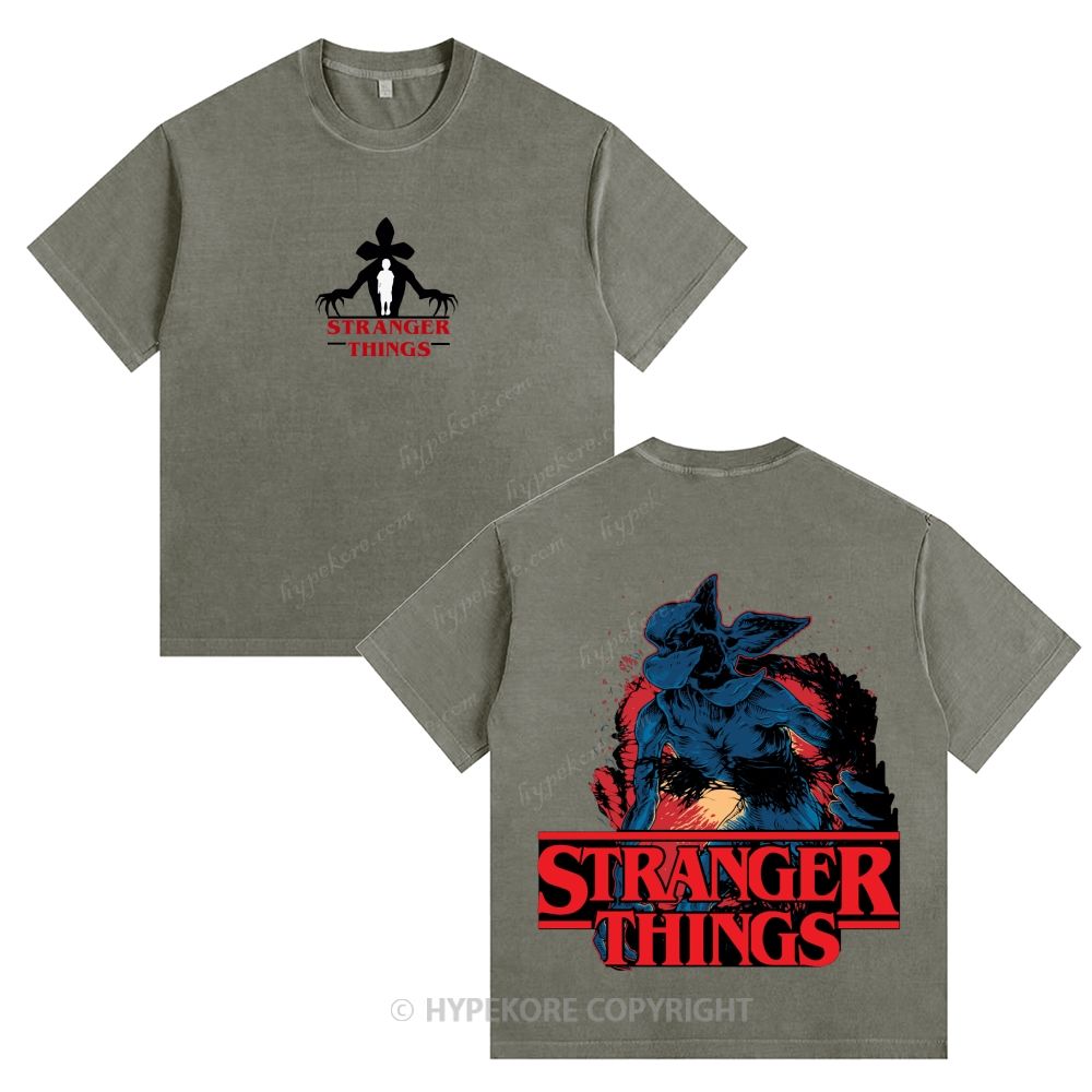 Stranger Things Unisex Fit Washed T-Shirt 