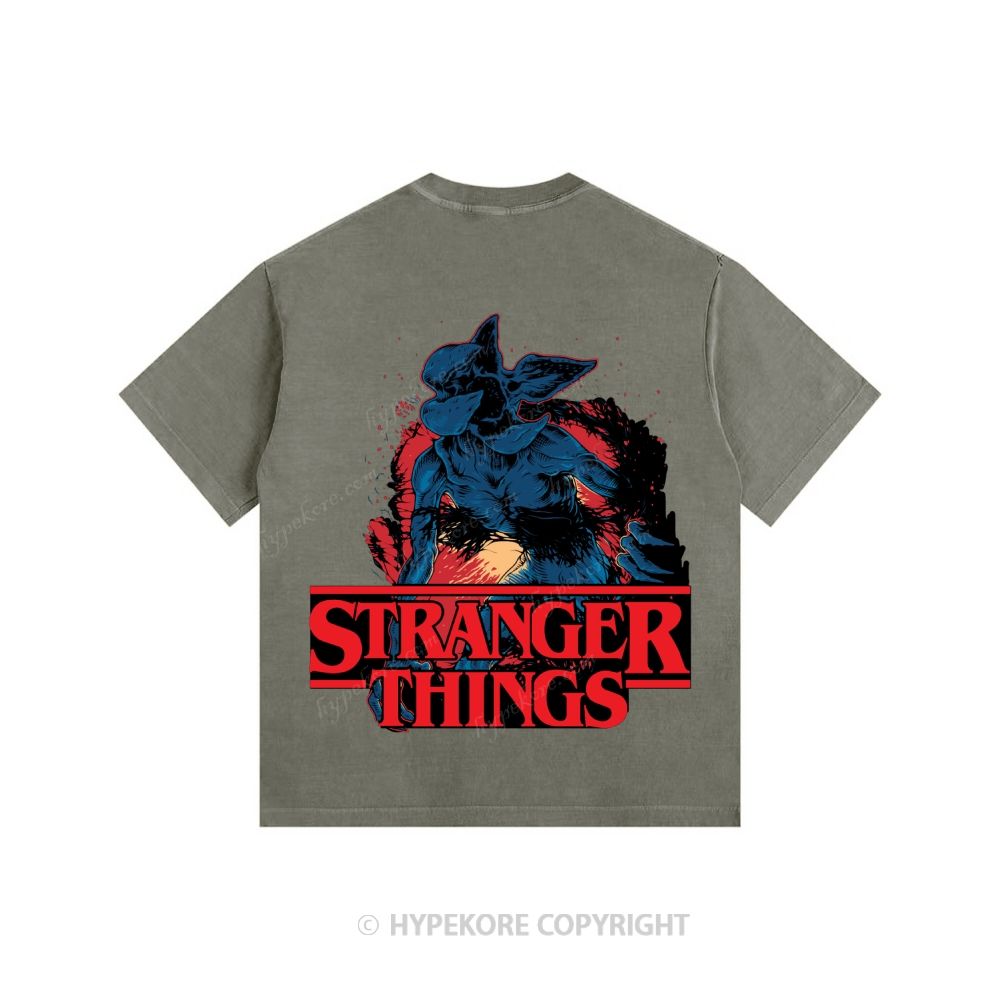 Stranger Things Unisex Fit Washed T-Shirt 