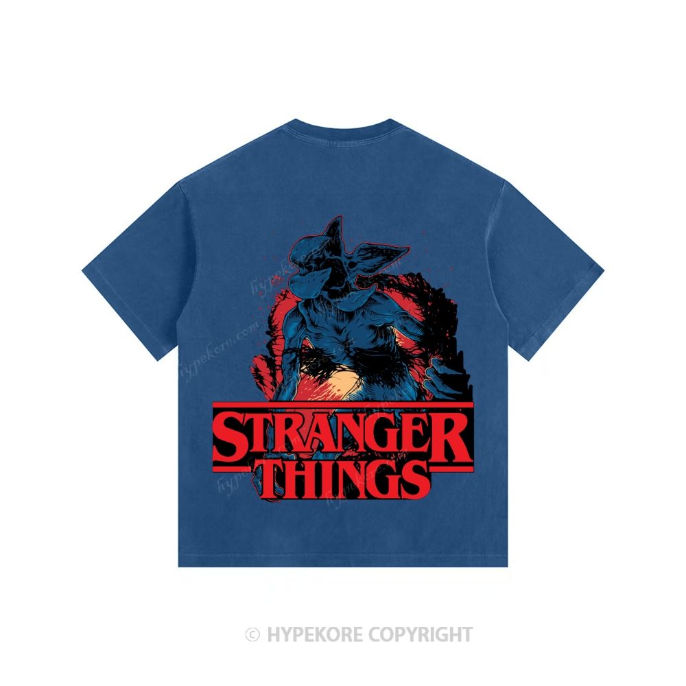 Stranger Things Unisex Fit Washed T-Shirt 