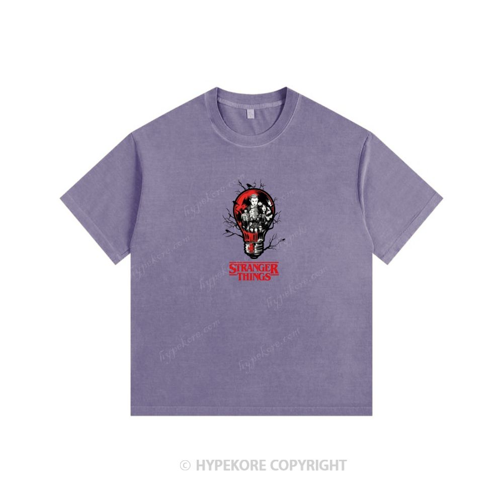 Stranger Things Unisex Fit Washed T-Shirt 