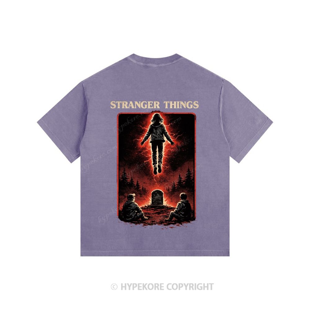 Stranger Things Unisex Fit Washed T-Shirt 