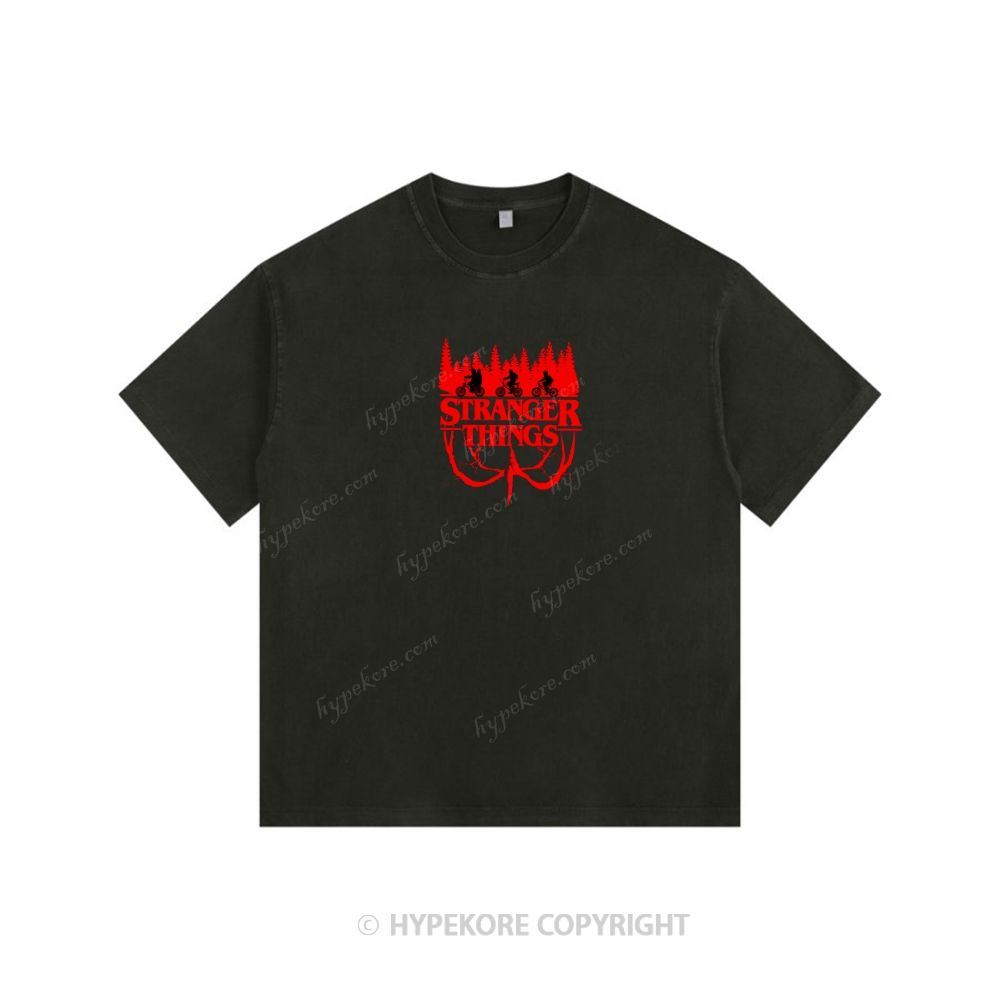 Stranger Things Unisex Fit Washed T-Shirt 