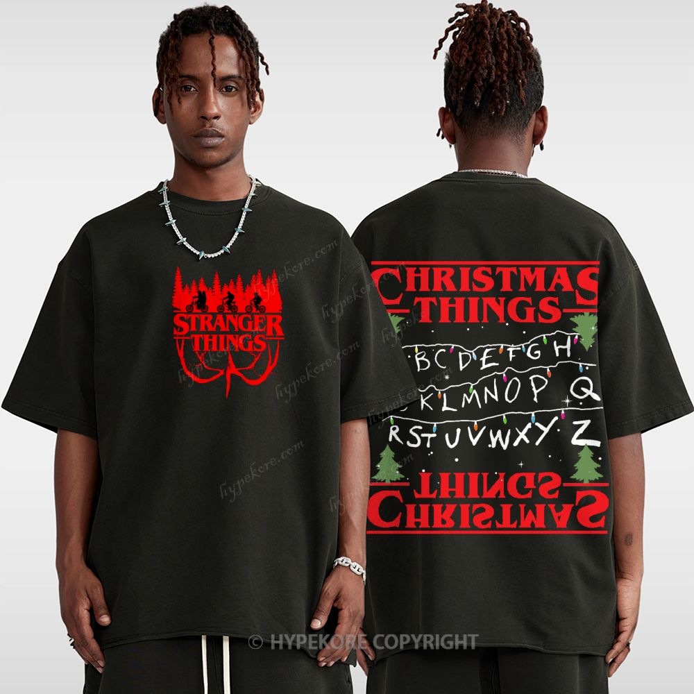 Stranger Things Unisex Fit Washed T-Shirt 