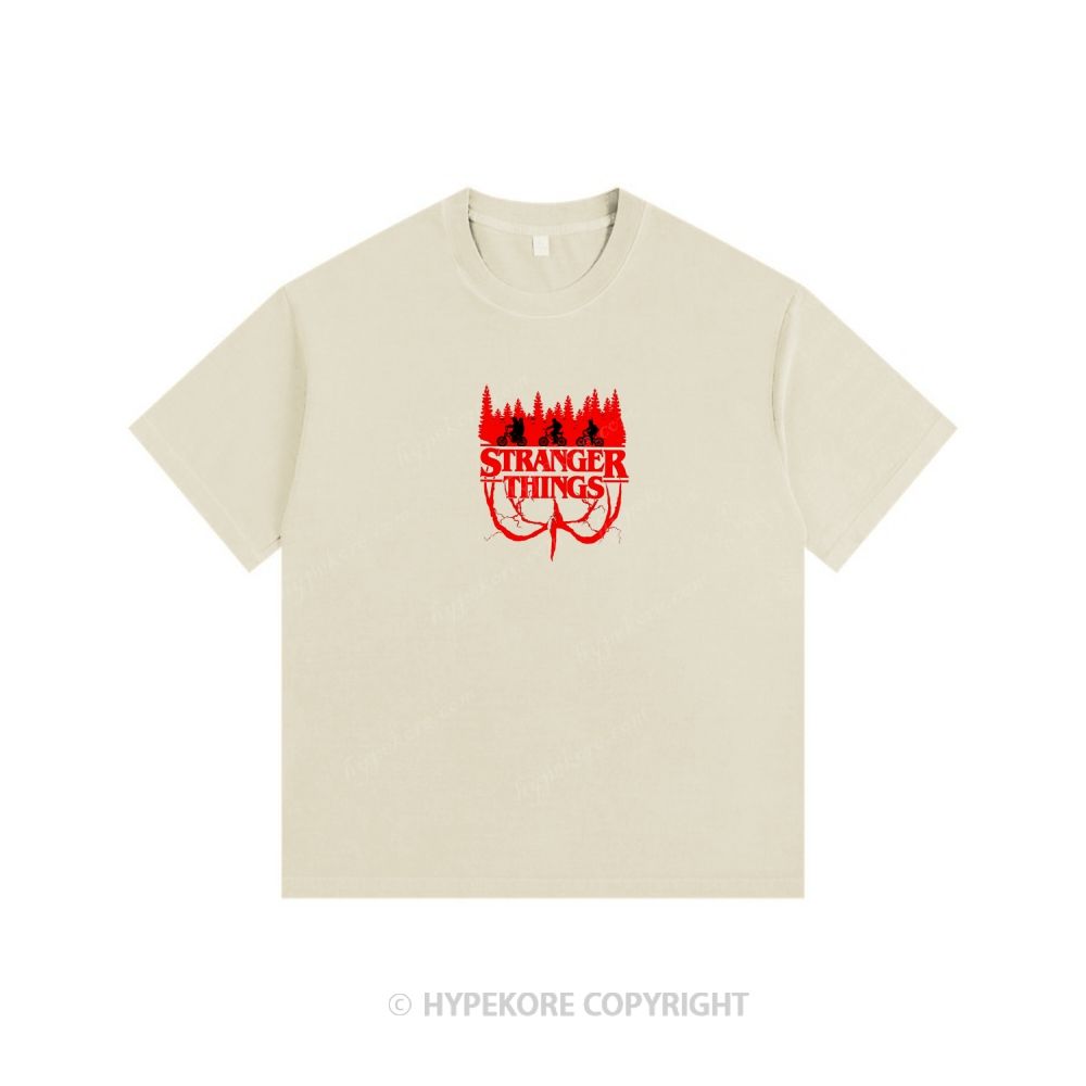 Stranger Things Unisex Fit Washed T-Shirt 