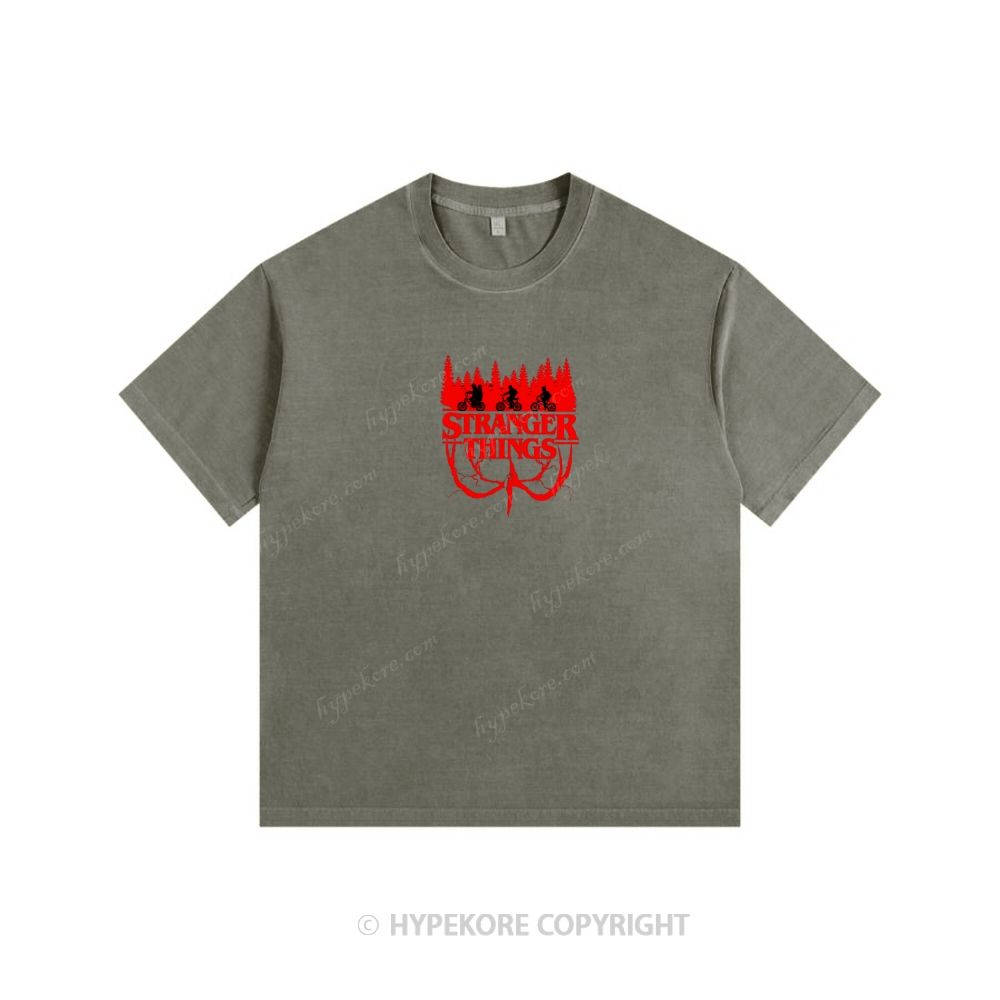 Stranger Things Unisex Fit Washed T-Shirt 