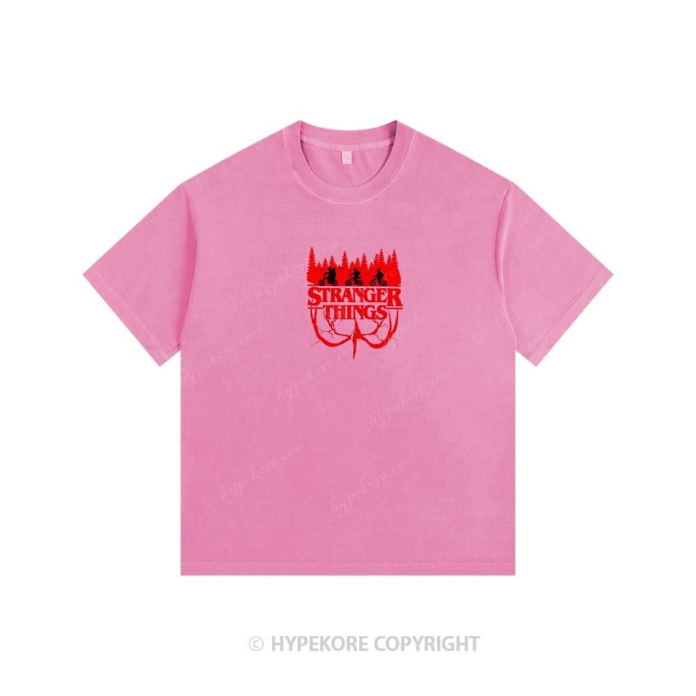 Stranger Things Unisex Fit Washed T-Shirt 