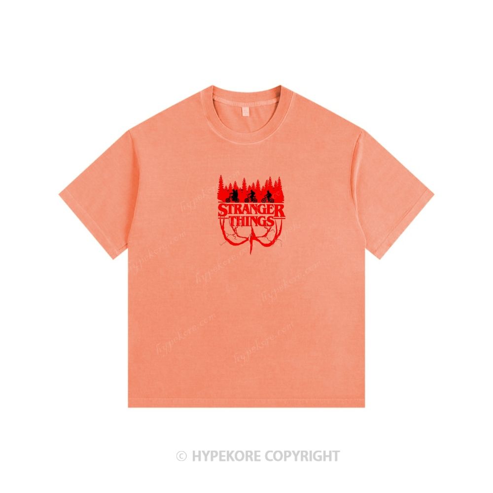 Stranger Things Unisex Fit Washed T-Shirt 