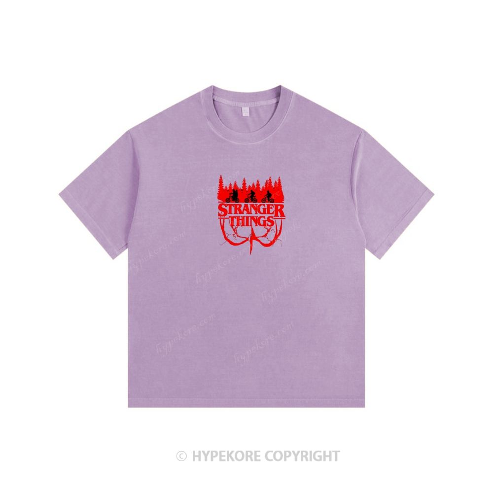 Stranger Things Unisex Fit Washed T-Shirt 