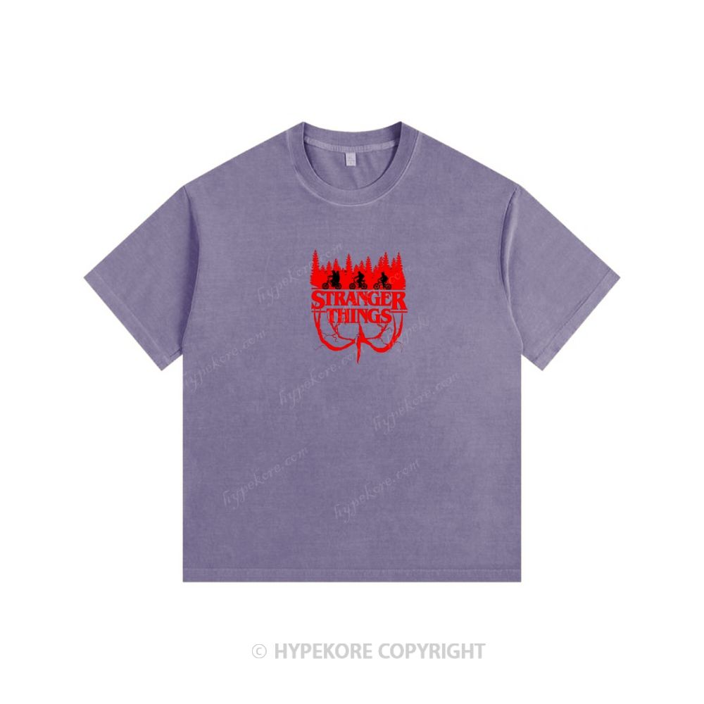 Stranger Things Unisex Fit Washed T-Shirt 